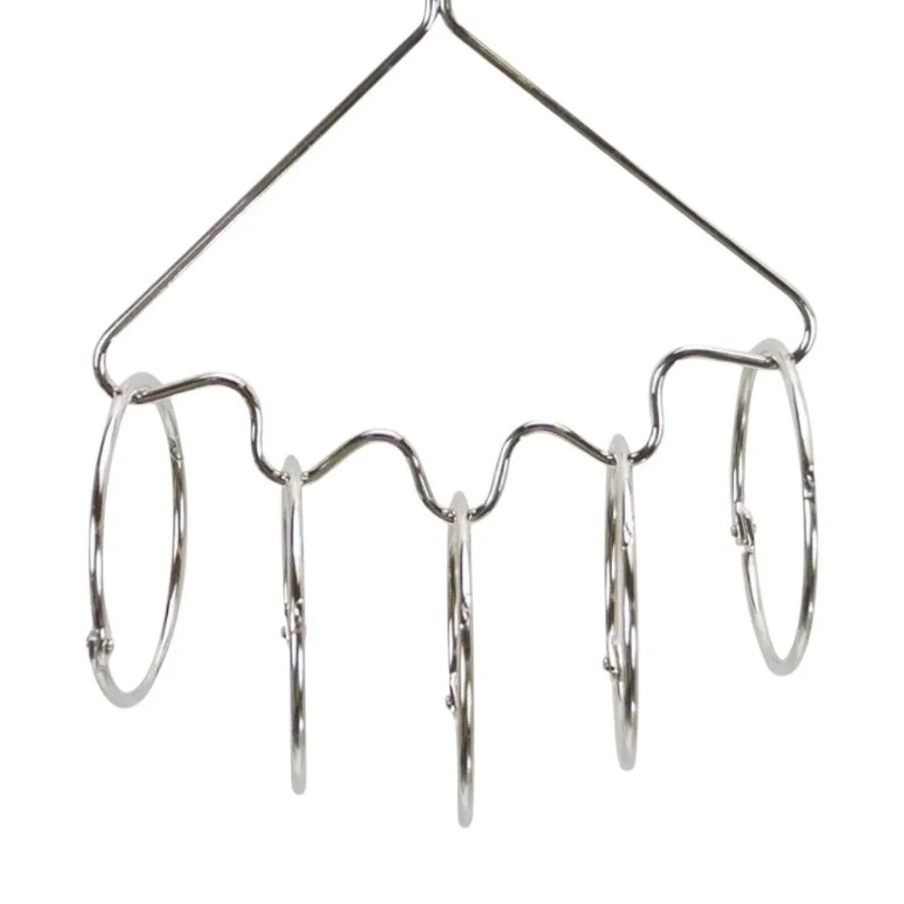 Accessory Organizer Hang Silver Open Ring Purchase Scarves‎ Belts Ties Jewelry